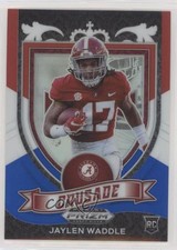 2021 Panini Prizm Draft Picks Crusade Red White & Blue Jaylen Waddle #169 0l1b