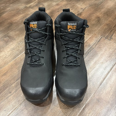 #ad Timberland Pro Men’s Ridgework Black Waterproof Comp Toe Work Boots Size 13 M $79.00