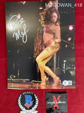 Rose McGowan autographed signed 8x10 photo Planet Terror Beckett COA