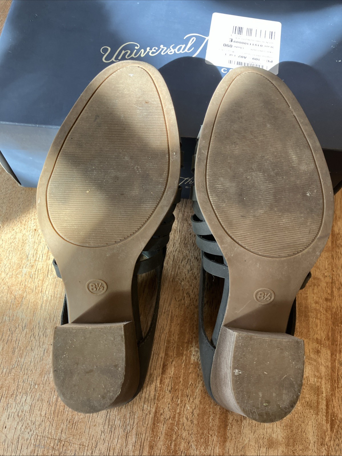 Universal Thread Aiden Gray Mules Booties Slip On… - image 3