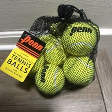 Penn Pressureless Tennis Balls 12 pack W/ Reusable Mesh Carrying Bag NEW