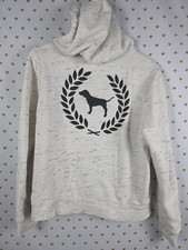 Victorias Secret Pink CREST LOGO Hoodie Full ZIp Jacket LARGE