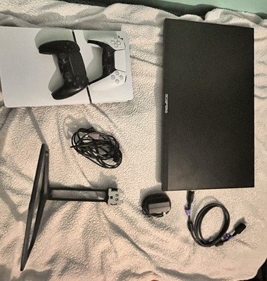 PS5 Slim Disc Console w/ Extra Black Controller + Sceptre 240Hz Monitor (Used)