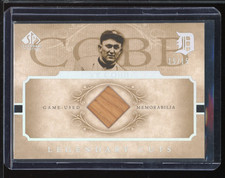 2005 UPPER DECK CUTS BASEBALL #LC-TC TY COBB PATCH LEGENDARY /15