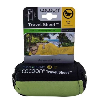 Cocoon Insect Shield TravelSheets, 218 x 90 cm 100% Seide vine