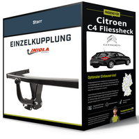 Starre AnhäNgerkupplung für Citroen C4 Fliessheck 09- II Typ NC Imiola Hak-Pol