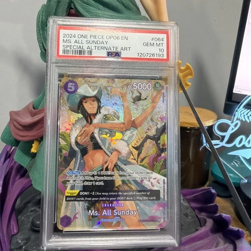 MS. ALL SUNDAY 2024 ONE PIECE (OP04-064 SP) WINGS OF THE CAPTAIN OP06 ENG PSA 10