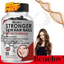 Super Skin & Hair Growth Factor - Nourishes and Strengthens Hair - 120Capsules