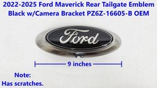 2022 23 24 2025 Ford Maverick Rear Tailgate Decal Emblem Black Pz6z-16605-b 2022 23 24 2025 Ford Maverick Rear Tailgate Decal Emblem Black Pz6z-16605-b