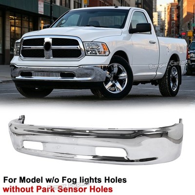 Front Bumper For Ram 1500 2013-2018 Chrome Replaces# 68160855AC w/o Fog lamps
