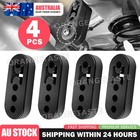 4X Exhaust Mount Repair Hanger Bracket Heavy Duty Rubber Replacement Universal