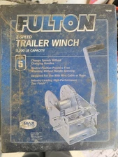 Fulton 142420 Two-Speed Trailer Winch 3200 Lbs. Capacity