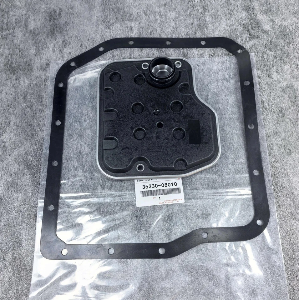 GENUINE Toyota Lexus OEM Auto Transmission Oil Strainer Filter + Oil Pan Gasket Foto 2 de 2