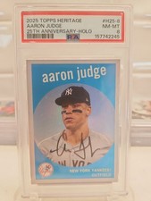 Aaron Judge #H25-8 Prices | 2025 Topps Heritage 25th Anniversary