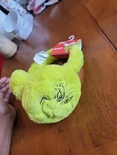 Dr. Seuss The Grinch Christmas Winter Earmuffs Character Gear NEW G2B