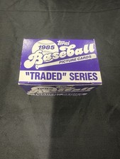 1985 Topps Traded Baseball Complete Set 132 Cards