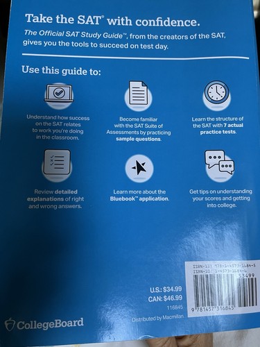 College Board The official SAT Study Guide 2nd Edition - Picture 2 of 4