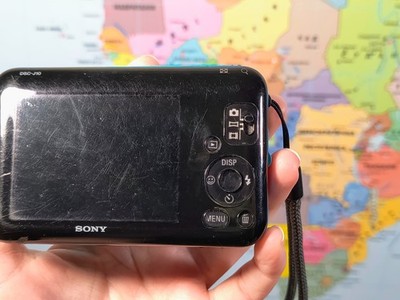 Sony Cyber-Shot DSC-J10 16.1MP Digital Camera - Blue Fully Working