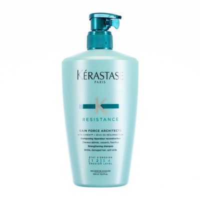 Kerastase Resistance Bain Force Architecte Shampoo with Pump 16.9oz/500ml