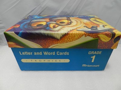 Harcourt School Publishers Trophies - Letter & Word Cards Grade 1  (E28J)