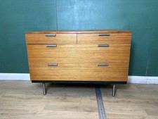 Mid Century Stag Fineline Chest Of Drawers-Courier Delivery 