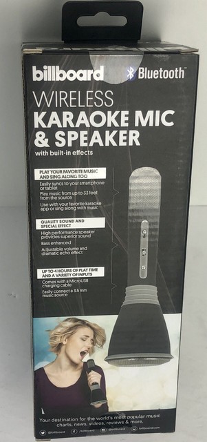 billboard karaoke mic and speaker