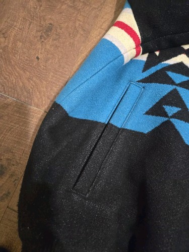 Pendleton High Grade Western Wear Navajo Aztec Wool Jacket Size Large XXL - Picture 3 of 8