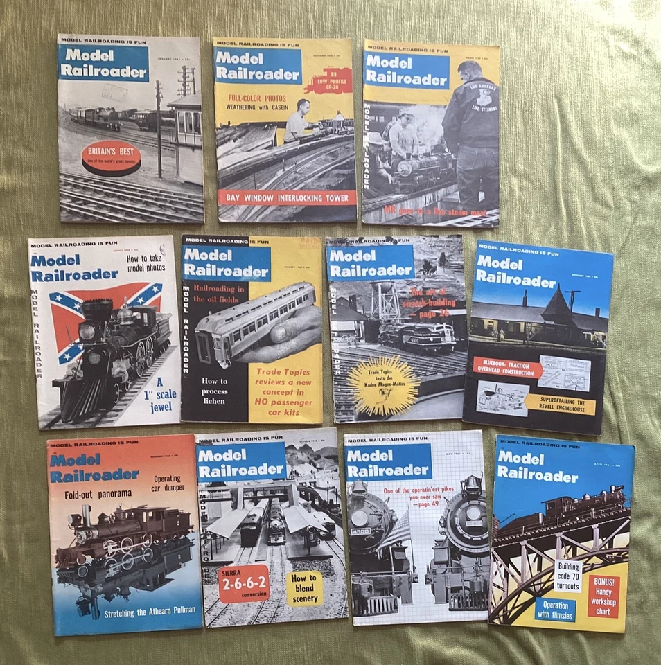 Lot Of 34 Vintage Model Railroader Magazines 1953, 1954, 1960 & 1961 - Image 4 of 4