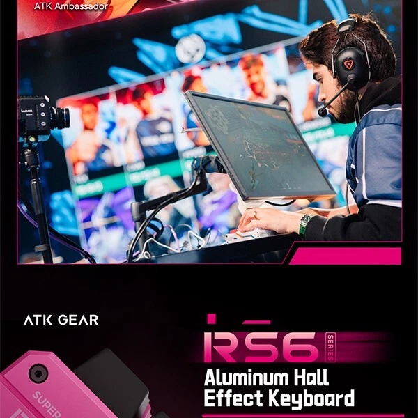 ATK RS6  Aluminum Hall Effect Keyboard – 68-Key Wireless Gaming Keyboard - Image 3 of 4