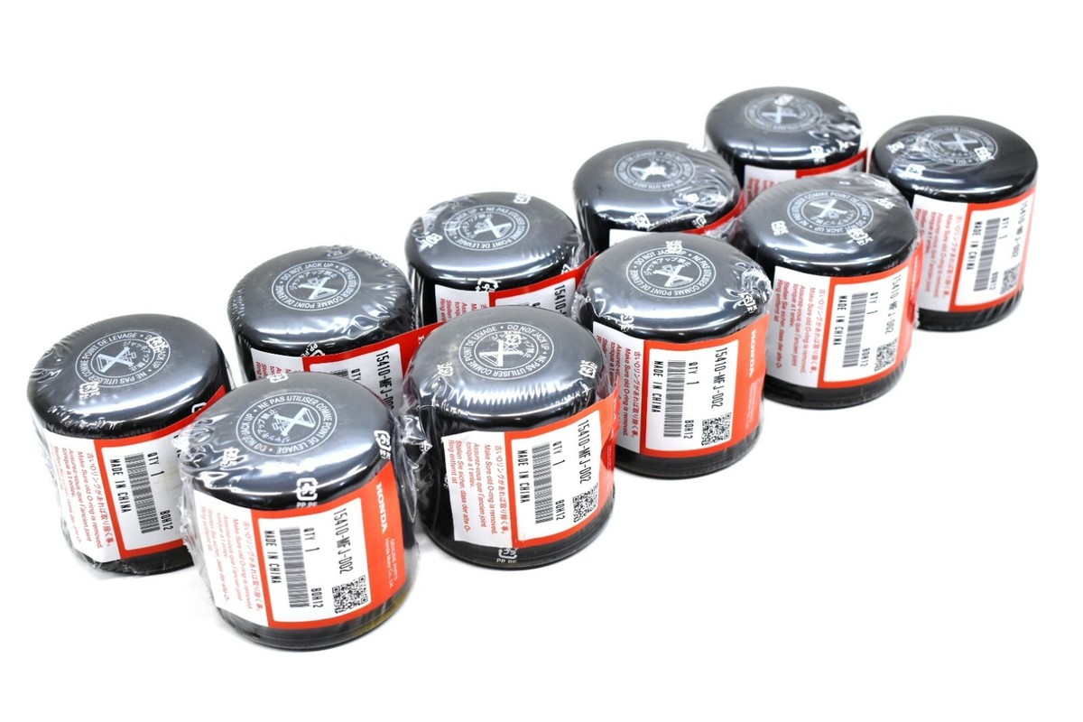 10x Honda Quality Oil Filter & Seal Cartridge 10 Pack 15410-MFJ