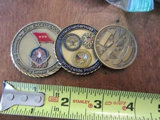 US Army Quartermaster Airborne Police Third Argent challenge coin lot of 3
