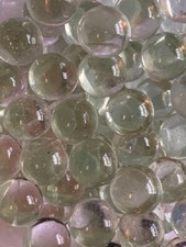 25mm Ice Clear w Bubbles 1' Glass Shooter Marbles New for 2020 Pack of 25