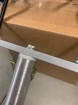 12" T Bar W/ stainless steel post and 2 coated dual holders Reel