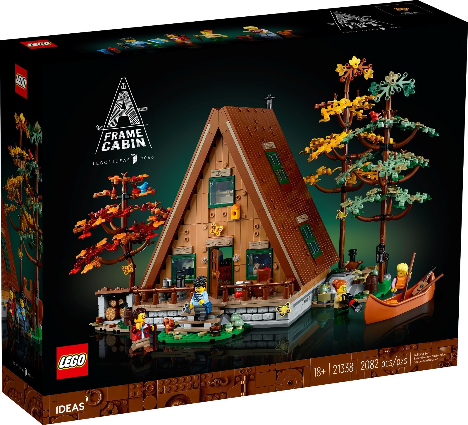 LEGO® Ideas 21338 Finnhütte Spielwaren Haus Abenteuer Natur Holzhaus Cabin Neu - Bild 17