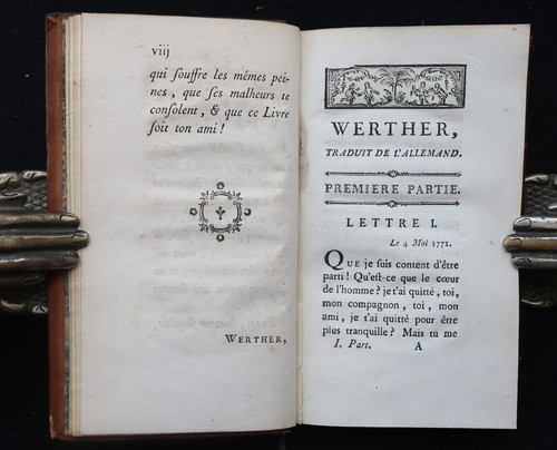 1786 Goethe The Sorrows of Young Werther Very Rare Early Edition Complete 2 Vols - Foto 7 di 12