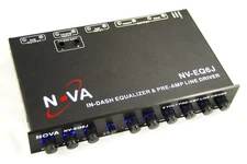 NEW! Car In Dash 5 Band Parametric Equalizer & Pre-Amp Subwoofer Gain Control  