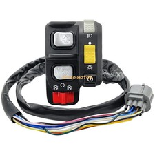 Interruptor de faro de parada de cambio eléctrico para manillar izquierdo para Honda Rincon 680 TRX680