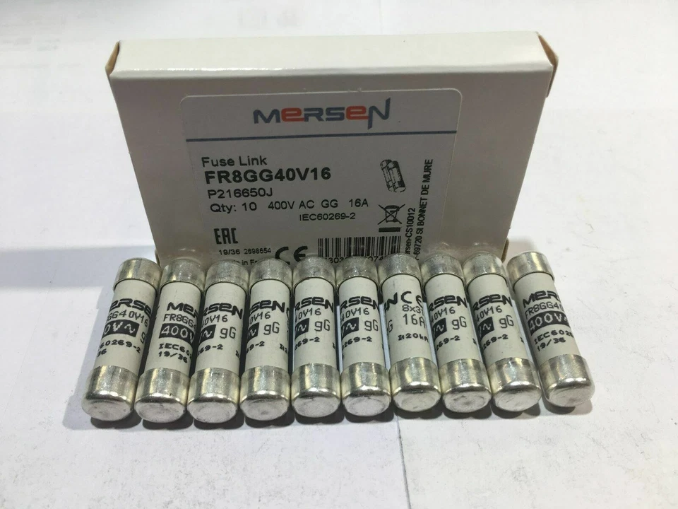 FERRAZ SHAWMUT MERSEN FR8GG40V16 400V 16A Fuse 8 x 31 mm JPSF654
