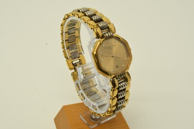 Christian Dior オクタゴン コンビ 腕時計 Authentic Christian Dior Combi Octogon GP Watch 24mm Vintage