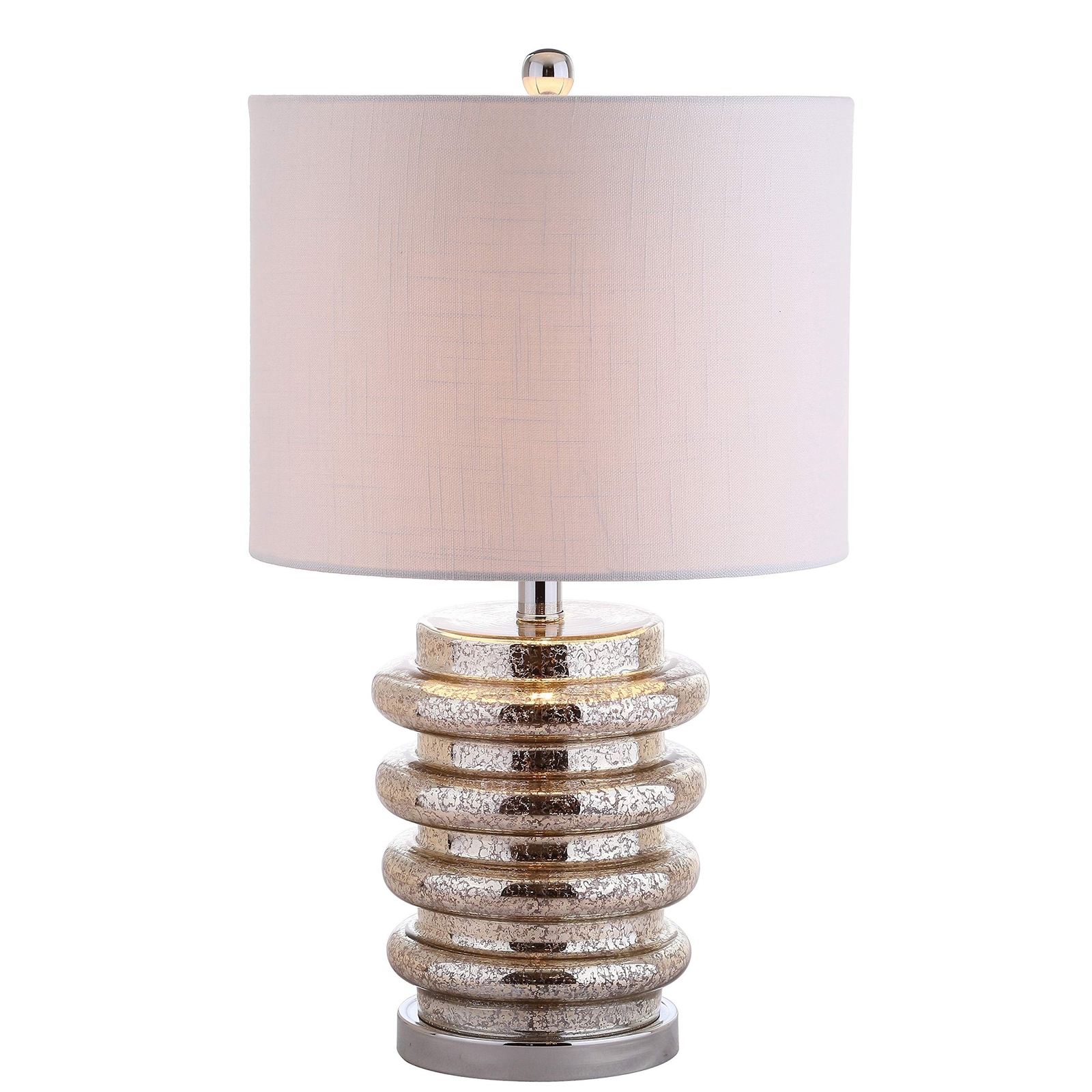 Jonathan Y Allen 22.75 Inch LED Glass Table Lamp – Contemporary Transitional Design