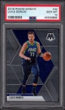 2019-20 Luka Doncic Panini Mosaic Basketball Card #44 Graded PSA 10 Gem Mint