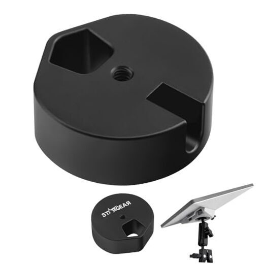 Starlink Mini Tripod Adapter-1/4-20 Nut Base Tripod Mount Adapter Black
