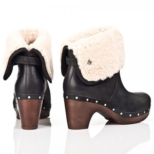 ugg shearling clog boots