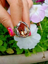 LAUREN G ADAMS STERLING SILVER RING COCKTAIL SIZE COCKTAIL $ 147 TAG  6 NWT RARE