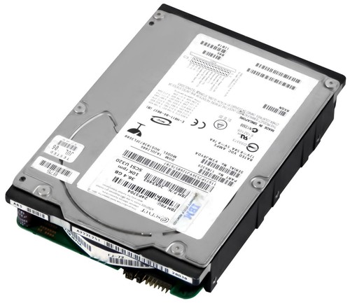 Hard Drive IBM 24P3704 26K5493 HUS103073FL3600 36.4GB 10000U/Min SCSI 3.5'' - Picture 2 of 3