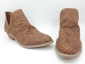 perforated cut out booties