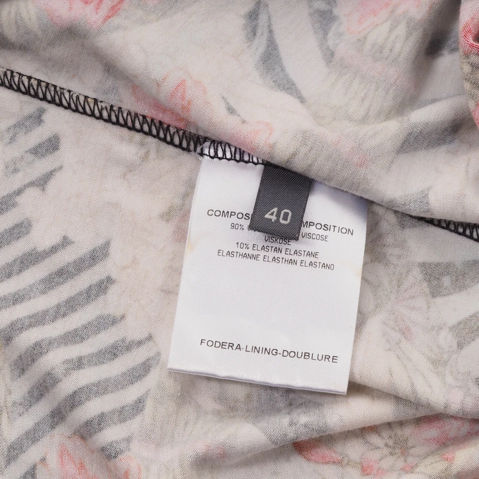 Alexander Mcqueen 2010 Women Floral Geometric Print Mini Dress size 40 - Image 3 of 4