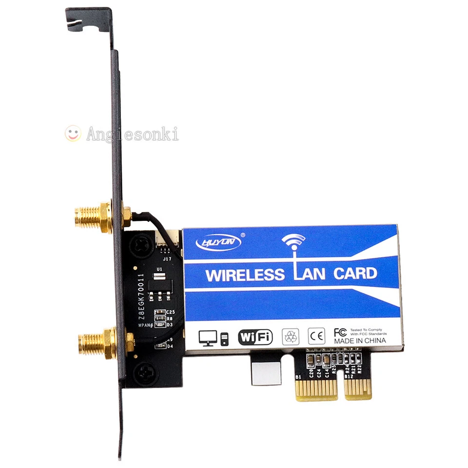 intel dual band wireless-ac 7260 867Mbps WiFi+Bluetooth 4.0 PC Desktop WLAN Card - Image 3 of 4