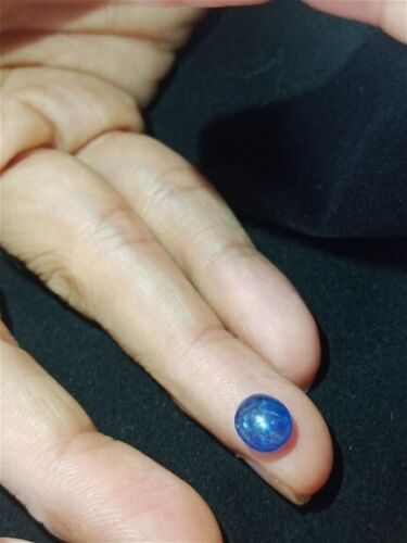 2.76 Ct IGI Natural Blue 6 Rays Real Star Sapphire Loose Old Mined Burma Gem - Picture 5 of 9