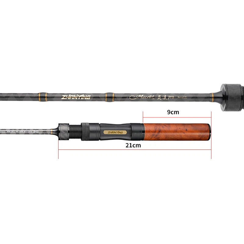 Vara de pesca de fundição LXPRO 6 pés 2-6 lb ação rápida fundição carbono truta Fuji - Imagem 2 de 4